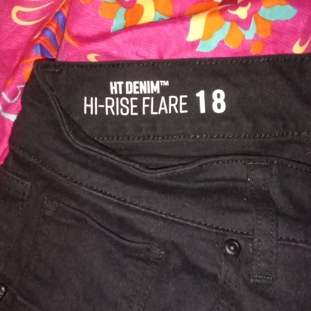 High waisted flare boot leg jeans never wrn no tag